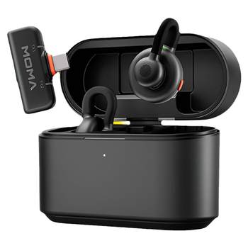 Mammoth lark m2 hidden button microphone wireless noise reduction clip-on collar microphone live broadcast equipment mammoth