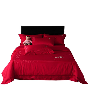 Teenieweenie light luxury embroidered wedding bedding