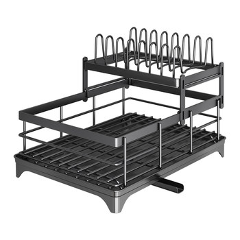 2024 new self-draining bowl rack drain rack bowl plate rack