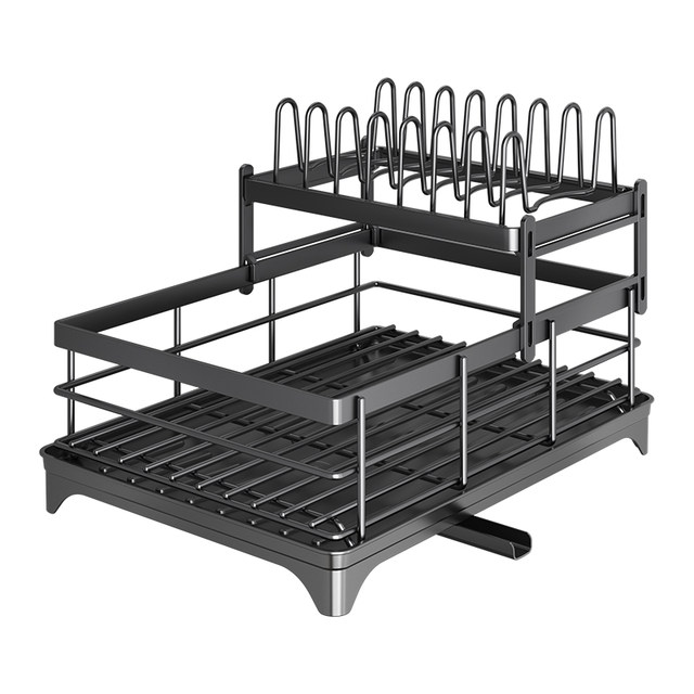 2024 new self-draining bowl rack drain rack bowl plate rack