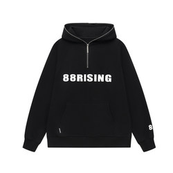 ປີມັງກອນມີຈໍານວນຈໍາກັດ 88RISING ເສື້ອຢືດກາງເກງສີແດງທີ່ມີເສື້ອຢືດກາງແຈ້ງ