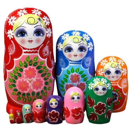 10-layer Russian nesting doll Harbin tourist souvenir