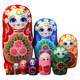 10-layer Russian nesting doll Harbin tourist souvenir