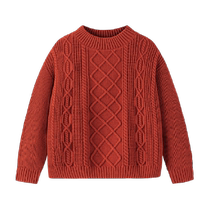 Mini bala bala parent-child clothing boys and girls sweaters winter baby children warm fashionable knitted sweaters