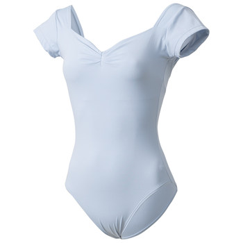 Zhongaiwuyuan Ballet Practice Clothes for Women, Adult Short-Sleeved One-Piece Dance Exam Gymnastics Suit, New Style Body Suit