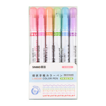 Flower curve outline pen marker pen handbook