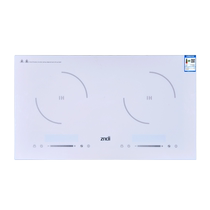 Zhendi double-head induction cooker embedded household stove pure white panel half-bridge technical solution double-head stove foreign trade model