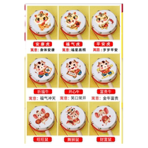 Rattle baby toy chewable hand-cranked wave drum baby wooden sheepskin traditional children newborn boys and girls