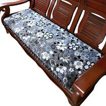 Thickened autumn and winter anti-slip solid wood sofa cushions removable and washable mahogany combination set one-piece cushion cushion