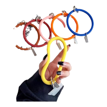 Liquid silicone bracelet buckle anti-fall wrist universal mobile phone case lanyard hand carry anti-fall ring hanging ring lanyard card