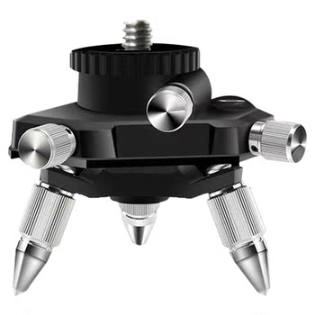 Level meter base with fine-adjustment seat wall-mounted floor bracket