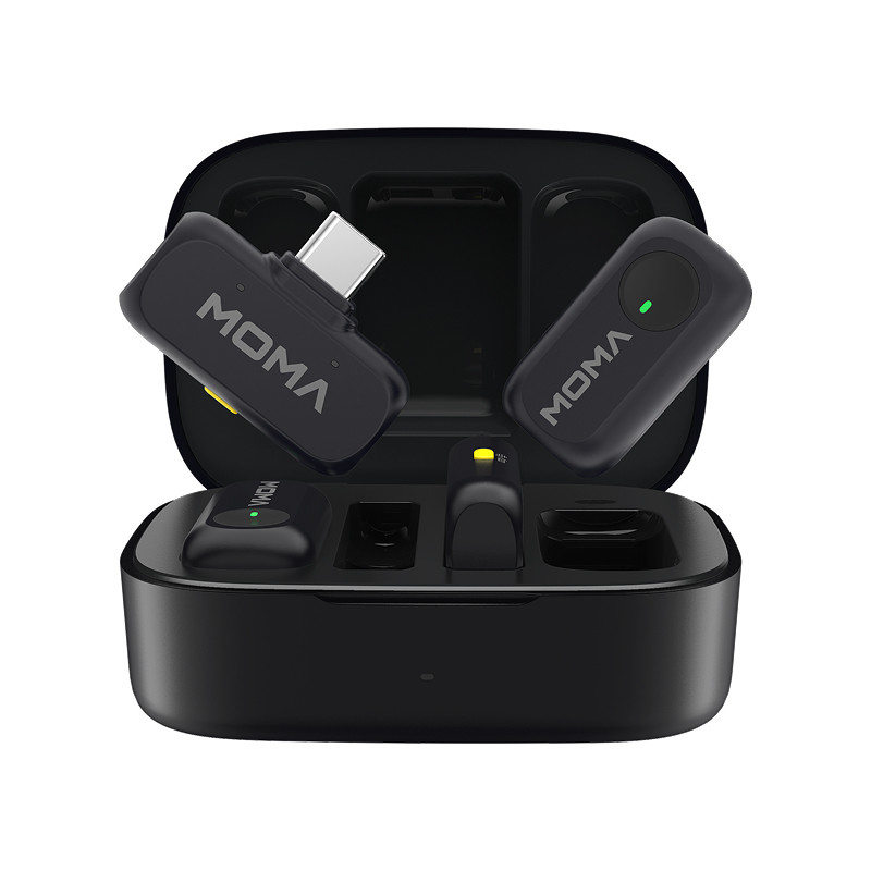 Mammoth LARK A2 Wireless Lavalar Microphone Noise Reduction Fast Charging Live Broadcast Radio Mammoth