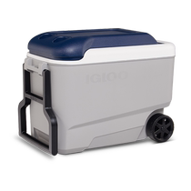 (Self-operated) IGLOO Trolley Insulated Box Car Food Outdoor Fresh Box Refrigerator Fishing Ice Bucket 38L
