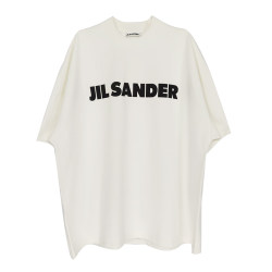 JIL minimalist style loose OS version SANDER letter print Ying Caier's same short-sleeved casual T-shirt