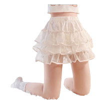 Pumpkin pants Lolita Lolita puff skirt support jk safety pants anti-exposure non-curling cake shorts leggings