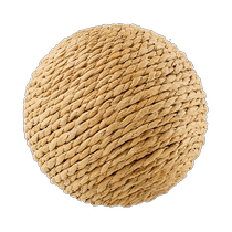 Qioh Cat Toy Sisal Ball Extra Large Self-Happiness Artifact Funny Cat Stick Teeth-Marring Resistant Bite-Resisting Sound Ball Cat Supplies Collection