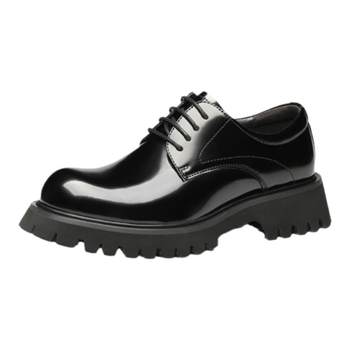 Saturday 2025 new thick-soled casual leather shoes for men