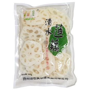 Clear lotus root slices, crispy lotus root slices, commercial ingredients