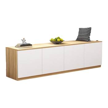 Solid wood custom bay window cabinet storage cabinet low cabinet