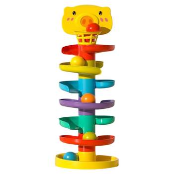 Sensory integration training track turning music baby jenga