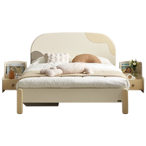 Quanyou Home Childrens Bed Modern Simple Bedroom Boy Bed Girl Princess Bed 1 35m Teenager Storage Bed