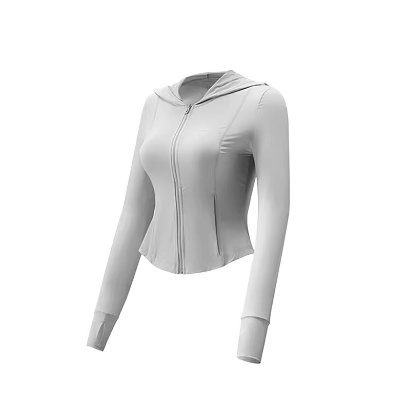 Yang Mi's same style sun protection clothing, summer light waisted jacket