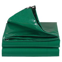 Green tarpaulin waterproof sunscreen tarpaulin canvas pool dust cover push-pull tent cloth awning cloth car truck tarpaulin
