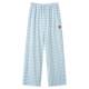 Cat man pure cotton pajama pants women's trousers summer thin style