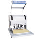 Three-hole electric file binding machine with adjustable three-needle and one-line