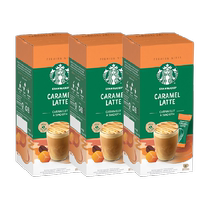 Starbucks imports home Fancy Milk Caramel Caramel Take Iron 21 21 5g * 4 Bags * 3 Boxes Coffee I.e. Soluble Instant