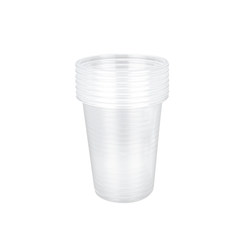 Disposable cups, plastic cups, transparent aviation cups, 1000 pieces, full box, household thickened tea cups, commercial