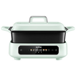 Supor Electric Hot Pot for Home Use, Multifunctional for Hot Pot, Grilling, Steaming, Cooking, Frying, and Stir-Frying, Dual-Purpose Cooking Pot, 2025 New Model