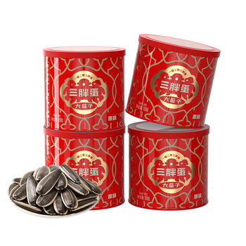 Three fat eggs original spiced sunflower seeds, nuts, roasted sunflower seeds, office afternoon tea snacks, canned 108g