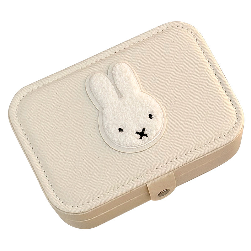 Ins style portable jewelry storage box with large capacity