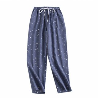 Daily special offer couple home pants pure cotton double layer gauze