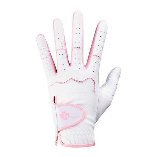 Guantes de golf de piel de oveja para mujer.