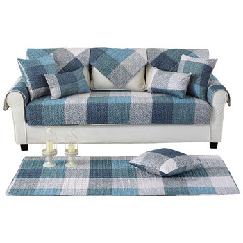 All-cotton non-slip, non-pilling, all-season sofa cushion