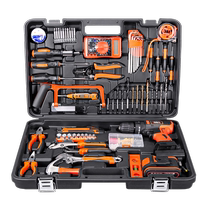 Daily household tool set electric drill hardware electrician woodworking special maintenance multi-function tool box all-purpose