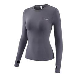 Mitaogirl sweat-absorbent breathable sports long-sleeved tops yoga clothes women's tight quick-drying clothes spring running fitness clothes