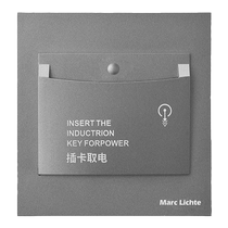 Plug-in card power switch hotel hotel three-line delayed electrical appliance B&B 40A any card power switch panel