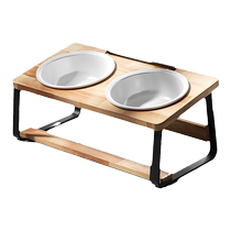 Cat Bowl céramique inclinée à louverture pour protéger la colonne cervicale Pooch Pet Cat Food Plus High Foot Kitty anti-transformant le bol de riz Bowl Bowl