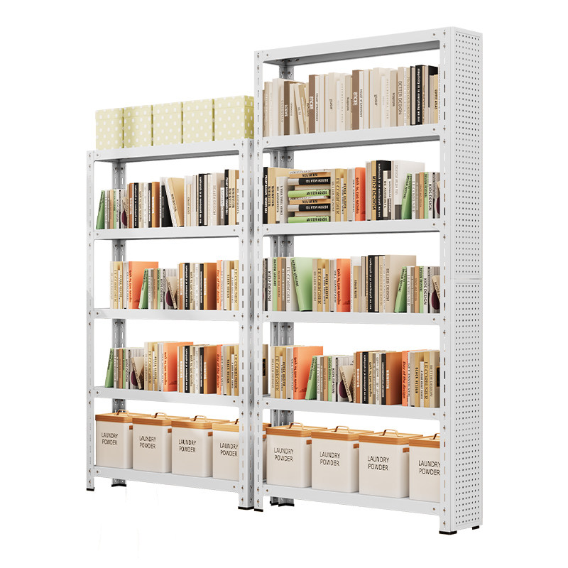 Storage rack behind door