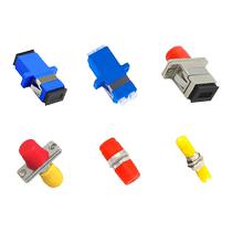 Telecom Grade Fiber Coupler Flange to Joint SC FC LC ST Interface SC Adaptor FC FC Converter SC FC Square Mouth Round Mouth Connector LC Double Joint Butt Connector flange