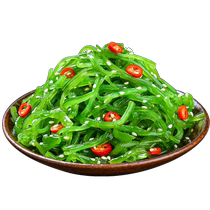 Seaweed salad wakame salad seaweed shredded ready-to-eat kelp meal sushi sea cabbage low-fat sweet and sour delicious