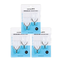 Camellia hooks wall-mounted wall-mounted traceless coat hooks strong large adhesive hooks 6 pieces without punching and pasting