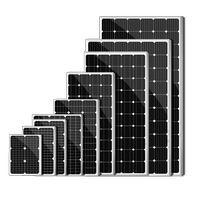 Des panneaux solaires monocristallines surveillent la charge de production dénergie de la batterie 12V24V système dorigine de la batterie 220v.