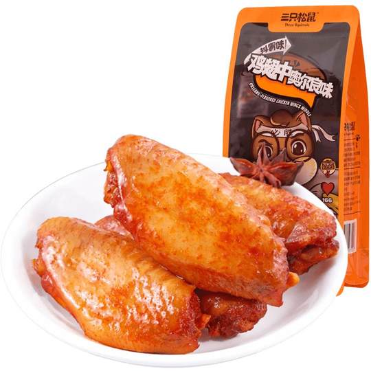 Three Squirrels Chicken Wings Braised Delicatessen