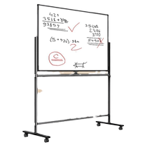 Able Whiteboard Writing Board Support Frame Mobile Blackboard Home Double Sided Children Small Blackboard Hanging Teaching Training Mobile Magnetic Small Whiteboard Erasable Write Chalkboard Home Wall Sticker Child Writing Board