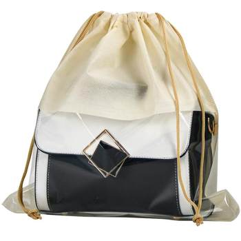 Luxury transparent drawstring tie for bag dust bag