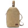 Canvas chest bag large capacity retro casual shoulder bag